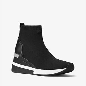 Michael Kors Skyler Stretch-Knit Sock Sneaker